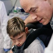 Axel Lankenau mit seinem Sohn Felix 